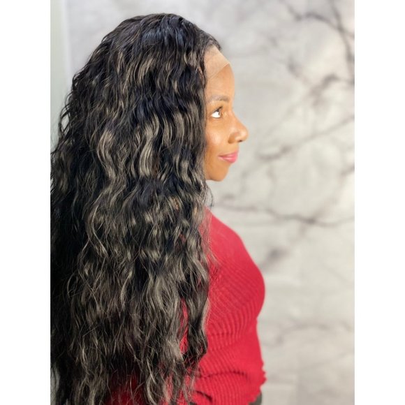 Deep Wave Curly Lace Front Wig - Picture 6 of 6